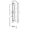 SSF W-Schließblech 170x20x8 mEinl.o. Befw. Edels. Produktbild-Vorschau 2