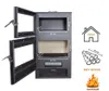 Moderner Kaminofen VERSO F 9 kW mit Backofen | Holzofen A+ Produktbild-Vorschau 6