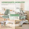 Chaise de bureau ergonomique pour enfants avec repose-pieds Voir les images du produit 9