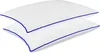 Mikrofaser Kopfkissen Blau 40x80 Produktbild-Vorschau 4