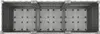 Top-down view of an empty, modular planter box. Produktbild-Vorschau