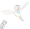 Briloner Deckenventilator mit Licht Fernbedienung Ø78x26cm Produktbild-Vorschau 5