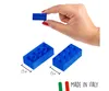 100 Blox blaue 8er Steine in Dose Produktbild-Vorschau 2