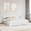 vidaXL Bettrahmen mit Schubladen Weiß 180 x 200 cm Produktbild-Vorschau 2