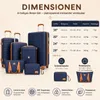 Travelhouse Gepäck-Set Bari, 6-teilig, 4 Koffer mit Rollen, Produktbild-Vorschau 7