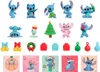 A collage of Stitch-themed Christmas decorations and merchandise. Produktbild-Vorschau