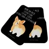 Mr. & Mrs. Panda Autoteppich Corgi Po - Schwarz - Geschenk, Produktbild-Vorschau 2