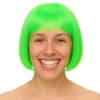 Perruque Bob (verte) – Perruque à cheveux courts Coupe au Voir les images du produit 1