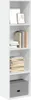 vidaXL Bücherregal Weiß 40x30x152 cm Holzwerkstoff Produktbild-Vorschau 2