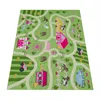 A colorful children's play mat depicting a farm scene with roads, houses, horses, and a tractor. Anteprima dell’immagine prodotto