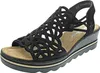 Rieker Damen Sandalette Schwarz Voir les images du produit 23