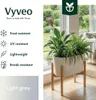 Vyveo - Blumentopf Varda - Hellgrau - 32x13x14 Produktbild-Vorschau 2