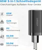 VOOMY Ladegerät USB C - 65W - 3-Port USB Ladegerät Mehrfach Produktbild-Vorschau 6