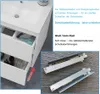 60 cm Badmöbel-Set Unterschrank mit dünn Keramik waschtisch Produktbild-Vorschau 6