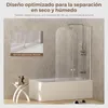 S'AFIELINA: Separador de ducha para bañera, 100 x 140 cm, Vista previa de la imagen del producto 6