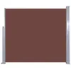 vidaXL Marquise latérale extensible 120x300 cm Marron Voir les images du produit 10