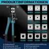 16T Hydraulische Presszange mit Kabelschere 13 Einsätzen Produktbild-Vorschau 3