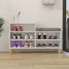 vidaXL Věšák na boty High Gloss White 102x36x60 cm Dřevěný Náhled obrázku produktu 3