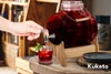 Kuketo | Glasfass Mit Kran 3 L Auf Holzständer – Exklusive Produktbild-Vorschau 6