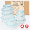 KitchenBrothers Meal Prep Boxen - Glas Frischhaltedosen Set Produktbild-Vorschau 4