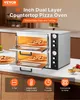 VEVOR forno elettrico per pizza da 457 mm 2500 + 2500 W Anteprima dell’immagine prodotto 2