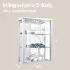 K-Möbel Hängevitrine in Weiss (80x60x25 cm) mit 2 Produktbild-Vorschau 2
