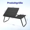 XMTECH Faltbarer Laptoptisch mit 5-stufiger Neigung & Produktbild-Vorschau 6
