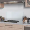 DEQORI Küchenrückwand Glas 80x40 cm 'Hellgrau' Spritzschutz Produktbild-Vorschau 2