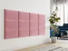 Pannello a muro imbottito 50x30 PAG - rosa Anteprima dell’immagine prodotto 1