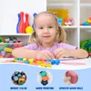 32Pcs Montessori Holzspielzeug Fädelspiel, Holzperlen zum Produktbild-Vorschau 5