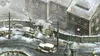 A snowy street scene with buildings, a car, and several figures, likely from a video game. Náhled obrázku produktu