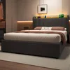 okwish Polsterbett 140×200 mit Steckdose,Nachtlicht und Produktbild-Vorschau 6