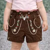 BONDI Mädchen Kunstleder Shorts Hose "Hirsch" 86855 | Braun Produktbild-Vorschau 3