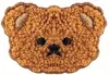 GKA 4 Stück Stickerei Bügelbild Bärenkopf Bär Teddy Produktbild-Vorschau 5