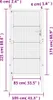 vidaXL Gartentor Anthrazit 100x175 cm Stahl Produktbild-Vorschau 8