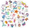 80x glitter tattoo set per ragazze, farfalla sirena Anteprima dell’immagine prodotto 6