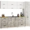 Słupek kuchenny OLIWIA Biała, Beton 40x57x205 cm Podgląd zdjęcia produktu 6