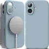 Ringke Silikónový Magnetický Magsafe Iphone 16 Modrá Náhľad obrázku produktu 1
