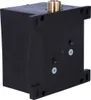 A black plastic housing with a gold threaded fitting on top, set against a white background. Produktbild-Vorschau