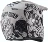 Crosshelm Helm Kinderhelm Motorradhelm Motocross Skeleton Produktbild-Vorschau 6