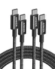 Câble USB-C 100W Anker, [lot de 2, 1,8m] : câble de charge Voir les images du produit 1