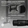 LuxeBath Thermostatventil + Rücklaufverschraubung Schwarz, Produktbild-Vorschau 5