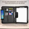 ONVAYA® Konferenzmappe A4 mit Reißverschluss & Ringbuch | Produktbild-Vorschau 2
