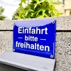 Sosenco Einfahrt Bitte Freihalten Schild - 15x20 cm Produktbild-Vorschau 5