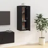 vidaXL TV nástěnná skříňka černá 40x34,5x100 cm Náhled obrázku produktu 3