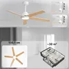 EBERG STX Deckenventilator mit LED 132 cm DC Fernbedienung Produktbild-Vorschau 5