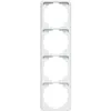 Rahmen 4fach lichtgrau waagerecht/senkrecht CD 584 LG Produktbild-Vorschau 2