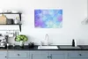 MuchoWow® Poster Aquarell - Lila - Hellblau 60x40 cm - Produktbild-Vorschau 3