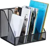 Porte-revues Relaxdays, format A4, 4 compartiments, design Voir les images du produit 1