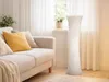 Kleine Wohnzimmer Stehlampe mit Stoff Lampenschirm Weiß, Produktbild-Vorschau 5
